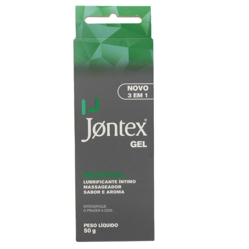 Gel Lubrificante Íntimo Jontex Menthol 3 Em 1 Com 50g Drogaria Moderna 7455