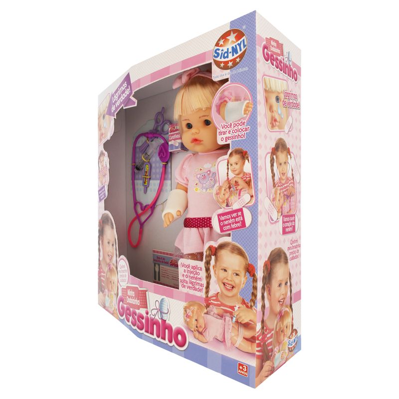 Boneca Gessinho Minha Dodoizinha Sid-Nyl Boneca Gessinho Minha Dodoizinha Sid-Nyl