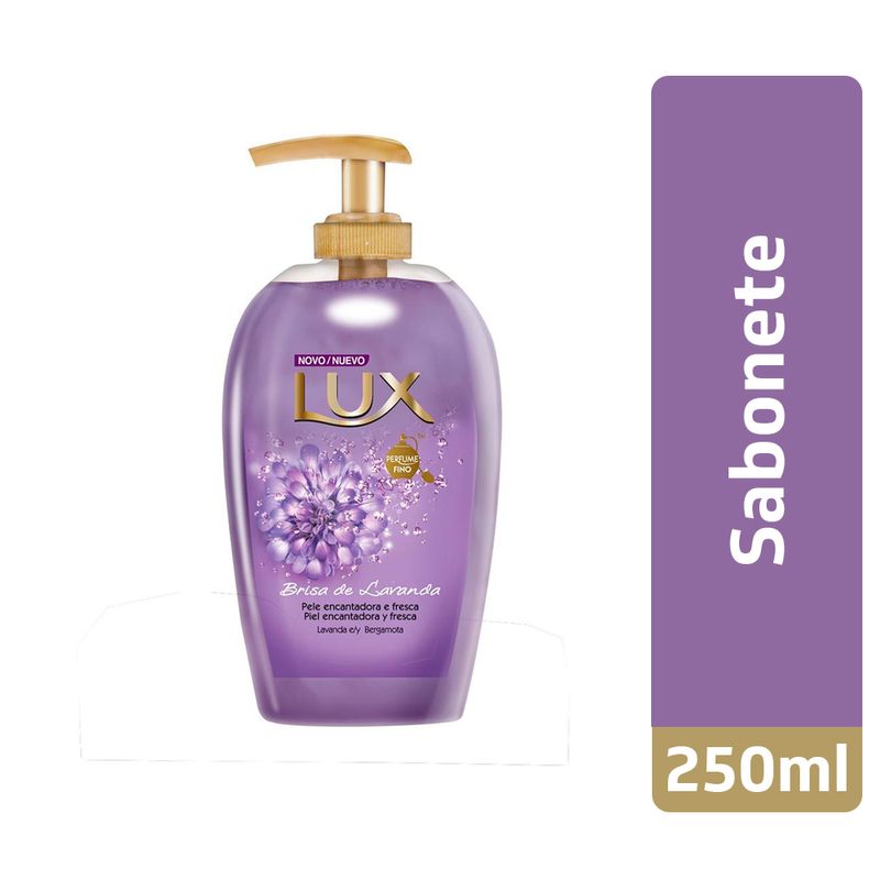 Lux Pump Sabonete Liquido Para As Maos Brisa Lavanda 250 Ml