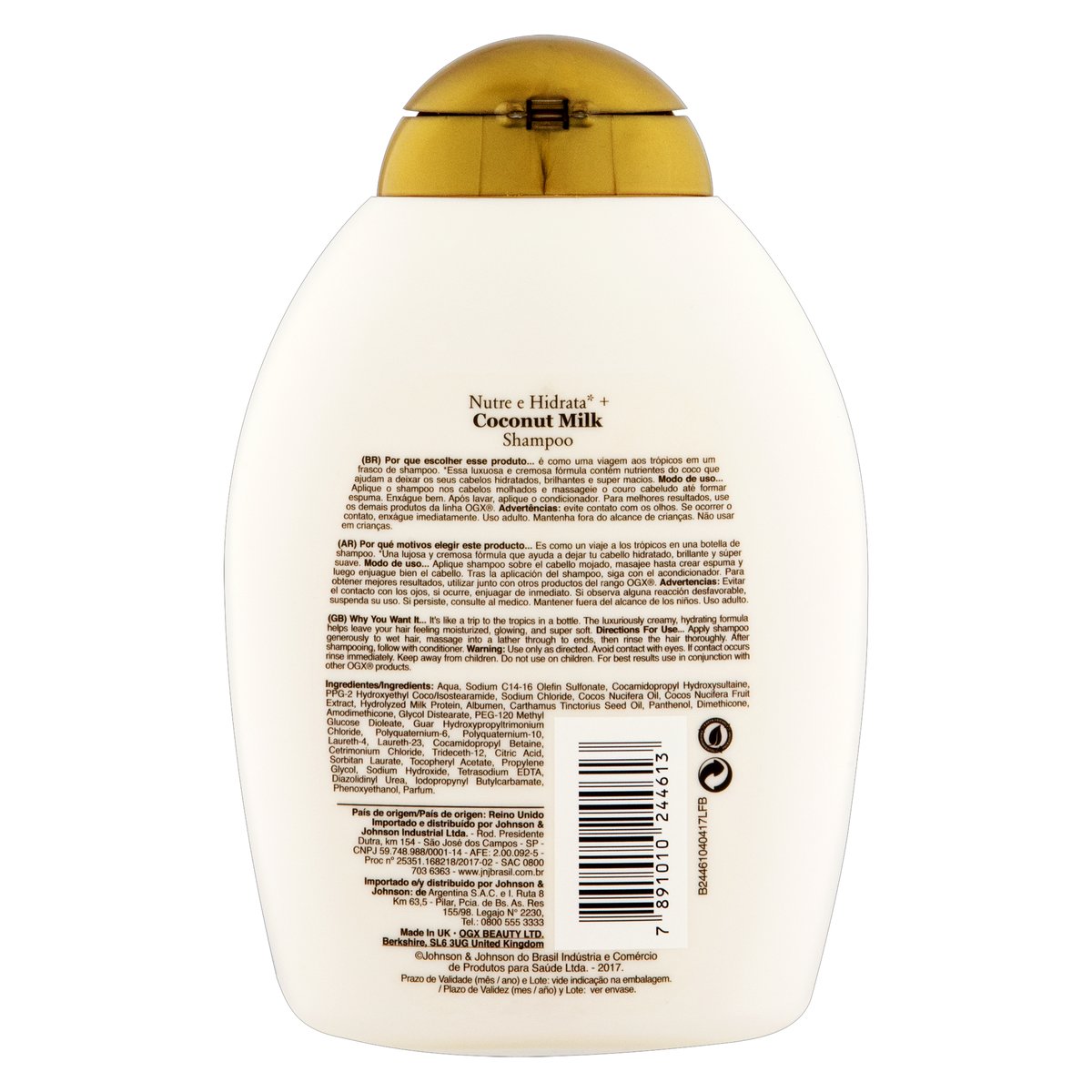 Shampoo Ogx Coconut Milk 385ml - Drogaria Sao Paulo