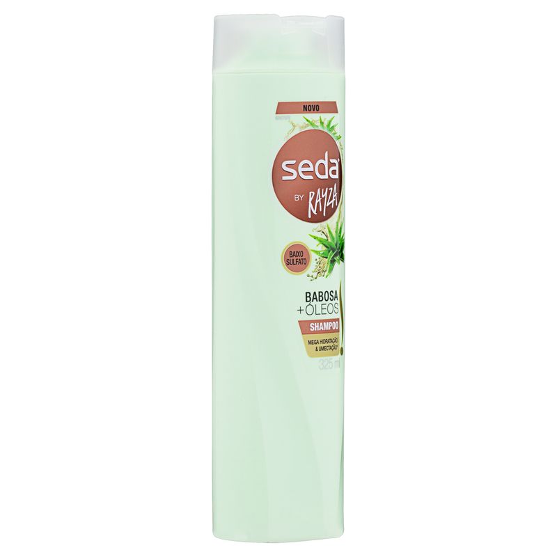 SEDA SHAMPOO SHAMPOO COM BABOSA + OLEOS BY RAYKA 325 ML x 1