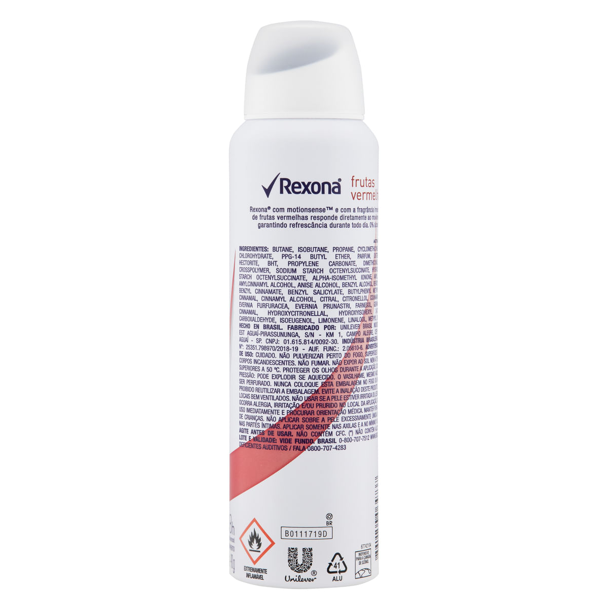 Desodorante Rexona Aero 150ml Women Frutas Vermelhas