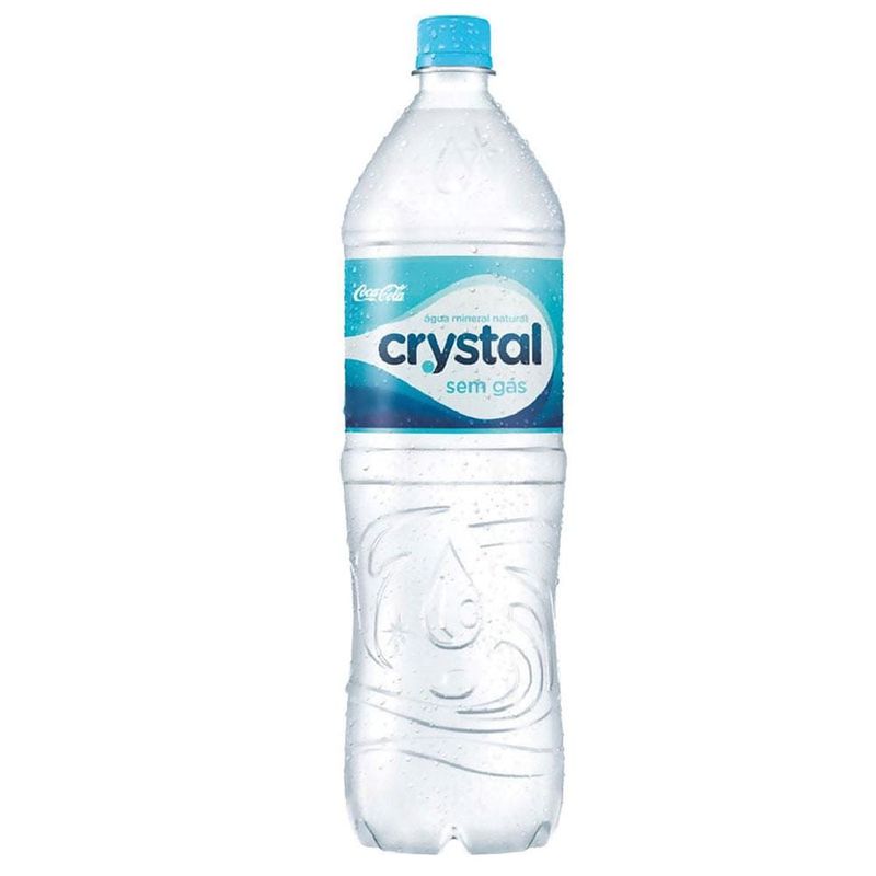 CRYSTAL LIQUIDO GARRAFA PLASTICA AGUA MINERAL SEM GAS 1500 ML x 1