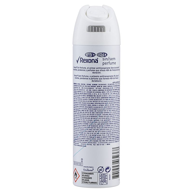 Deso Aerosol Rexona Fem Clinical Sem Perfume 150ml - Supermercado Savegnago