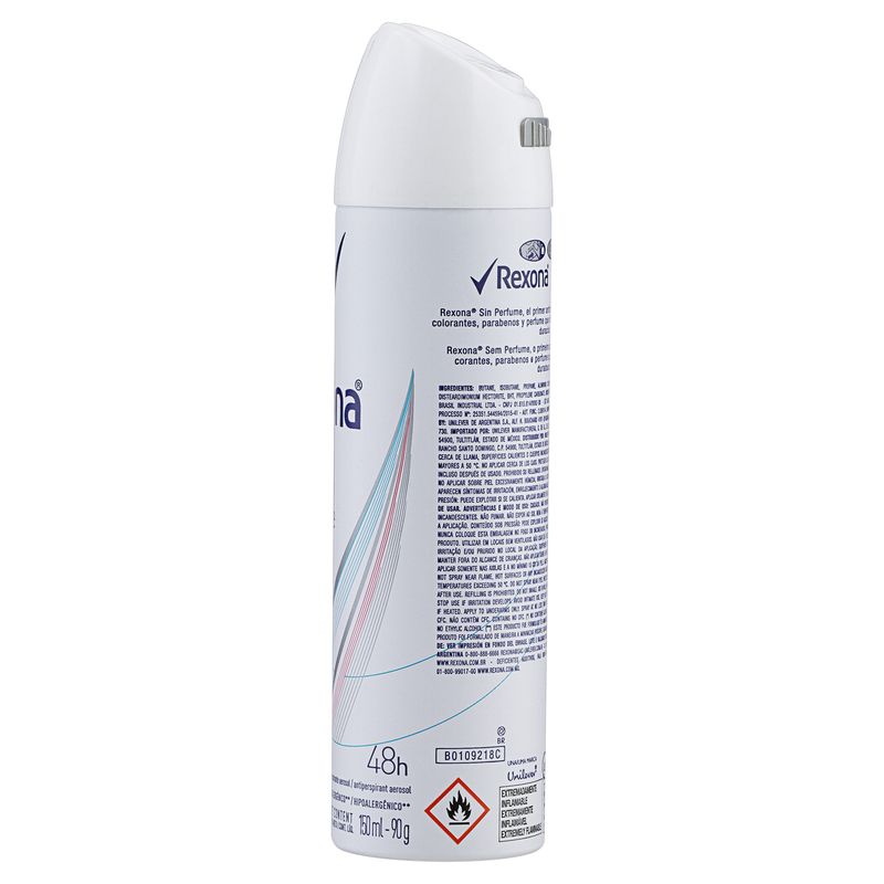 Deso Aerosol Rexona Fem Clinical Sem Perfume 150ml - Supermercado Savegnago