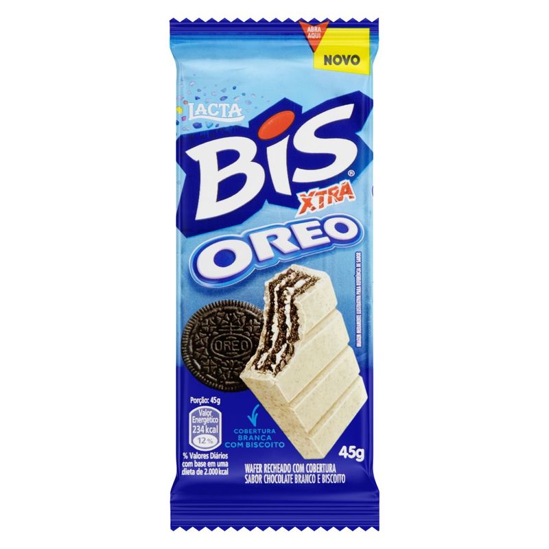 LACTA CHOCOLATE BIS XTRA BRANCO 45 G x 1