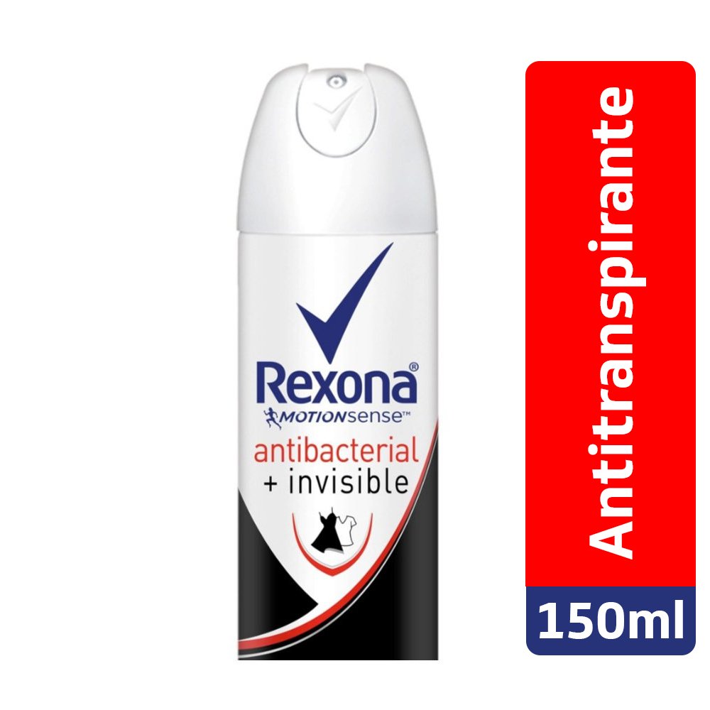 Desodorante Rexona Feminino Invisible Aerossol 150ml - Promofarma