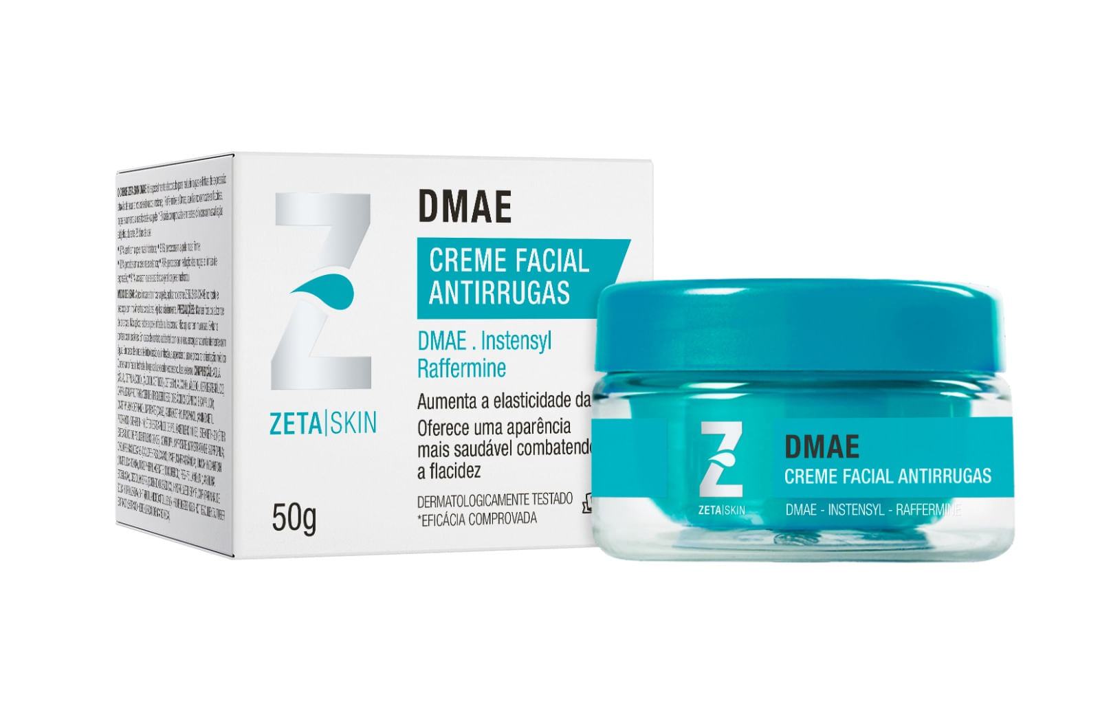 CREME FACIAL ZETA SKIN ANTIRUGAS DMAE 50G