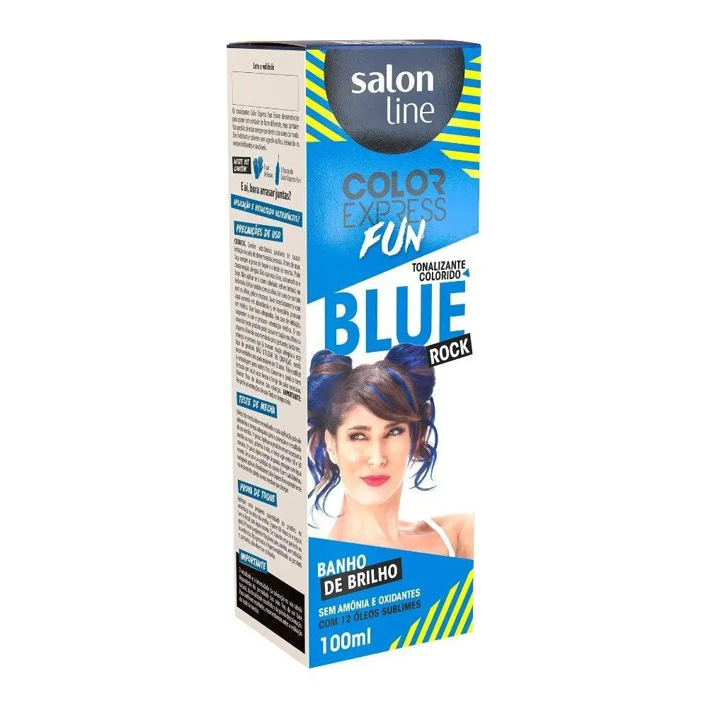TONALIZANTE COLOR EXPRESS FUN BLUE ROCK SALON LINE 100ML