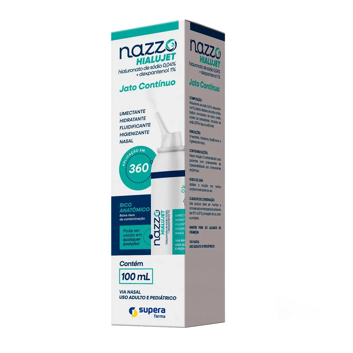 Nazzo Hialujet Solução Nasal Spray 100ml