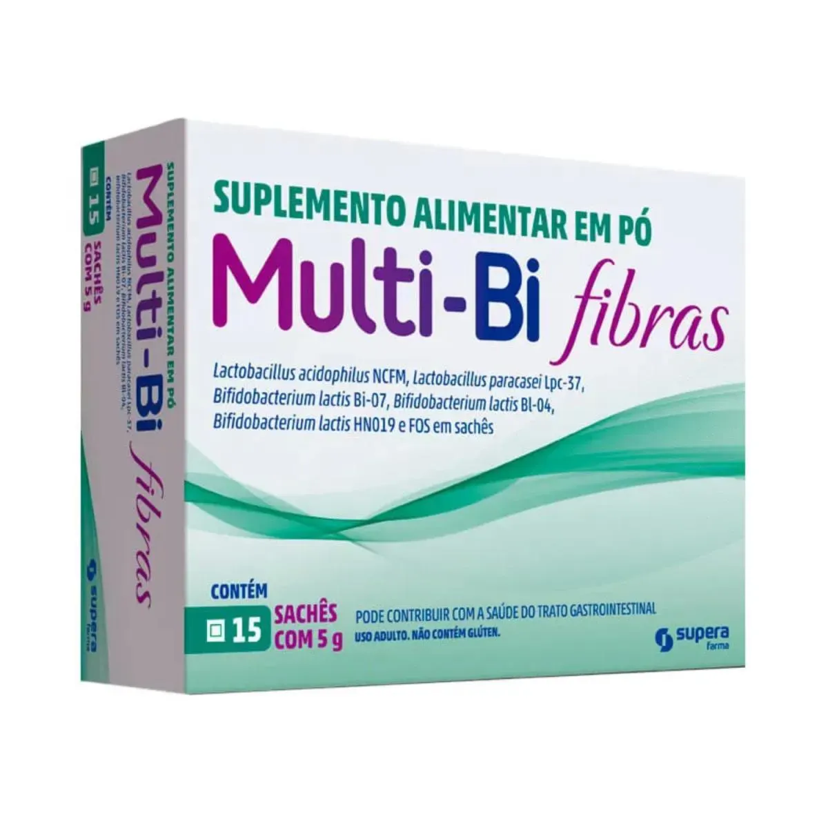 Suplemento Alimentar em Pó Multi-Bi Fibras - 15 Sachês