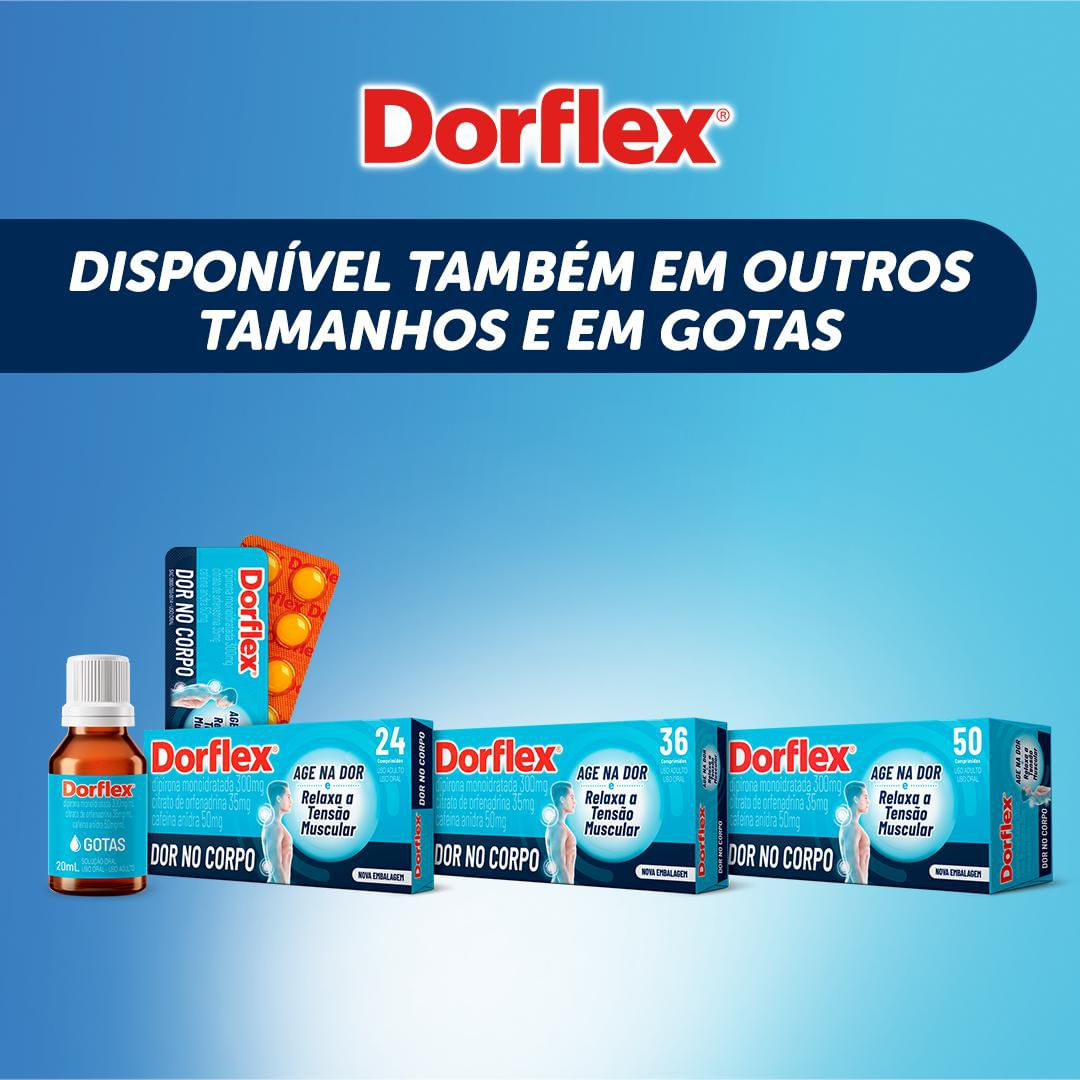 Dorflex Analgésico e Relaxante Muscular 24 Comprimidos